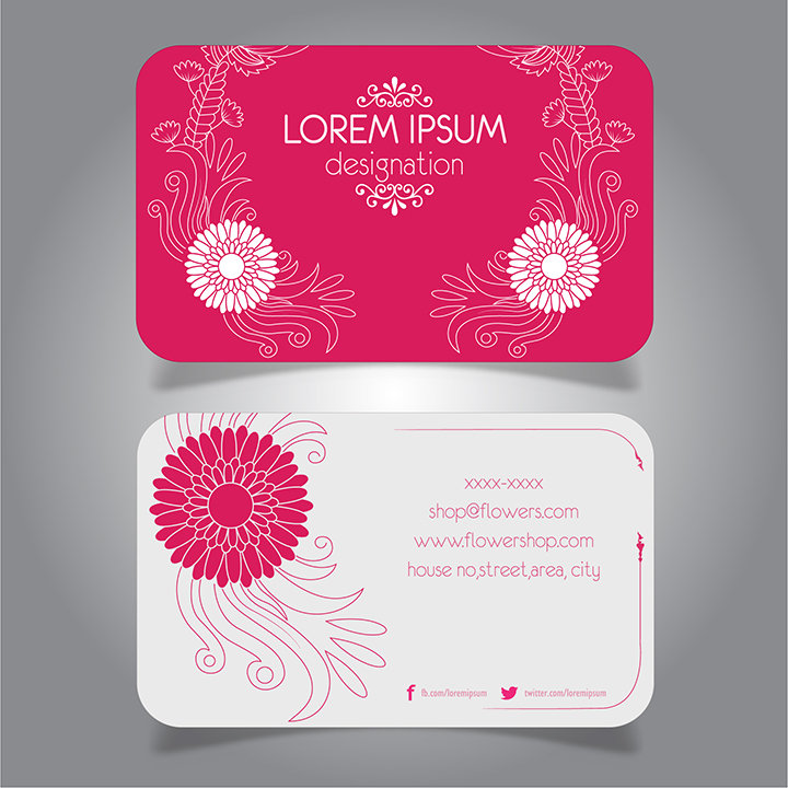 Pink With Floral Design